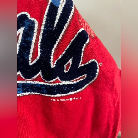 St. Louis Cardinals MLB Genuine Merchandise Women’s V-Neck Red T-shirt Small - Picture 7 of 13